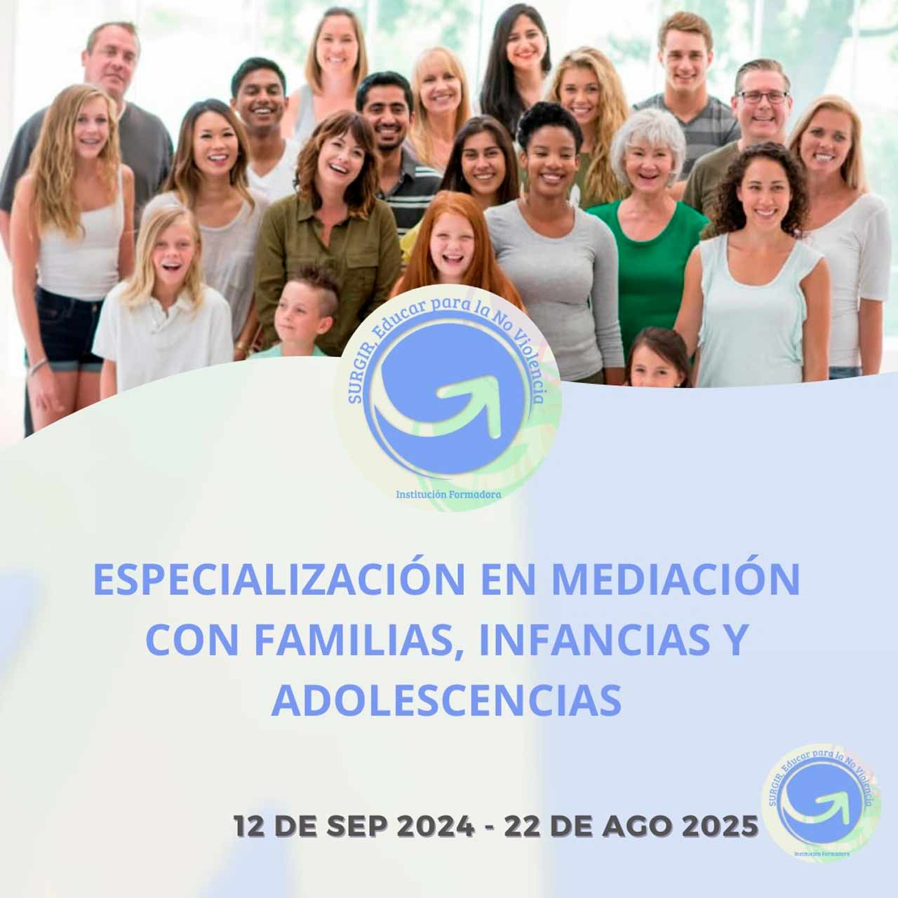 Especialización en Mediación con Familias, Infancias y Adolescencias