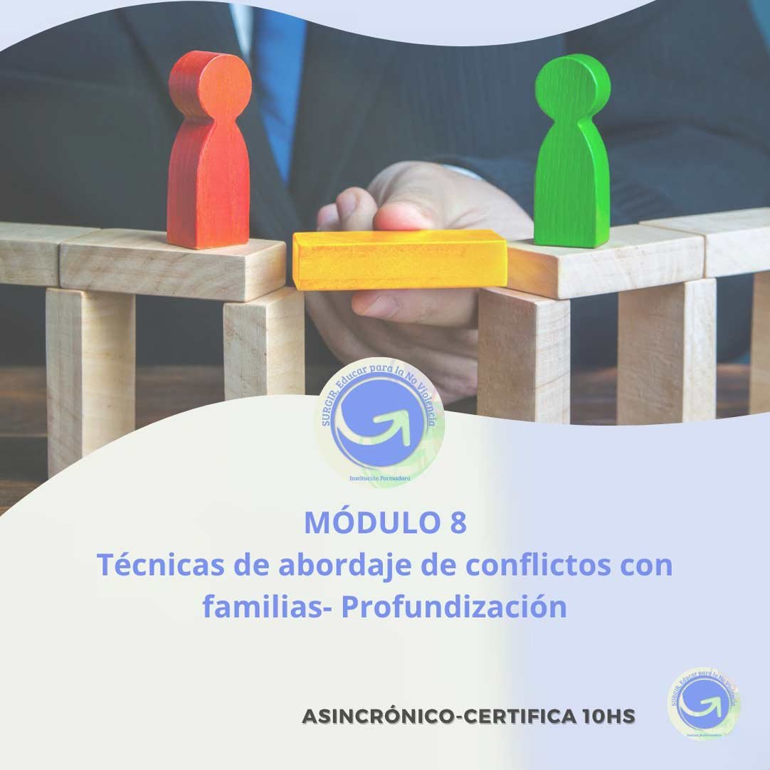 Técnicas de abordaje de conflictos con familias - Profundización en intervenciones en conflictos familiares